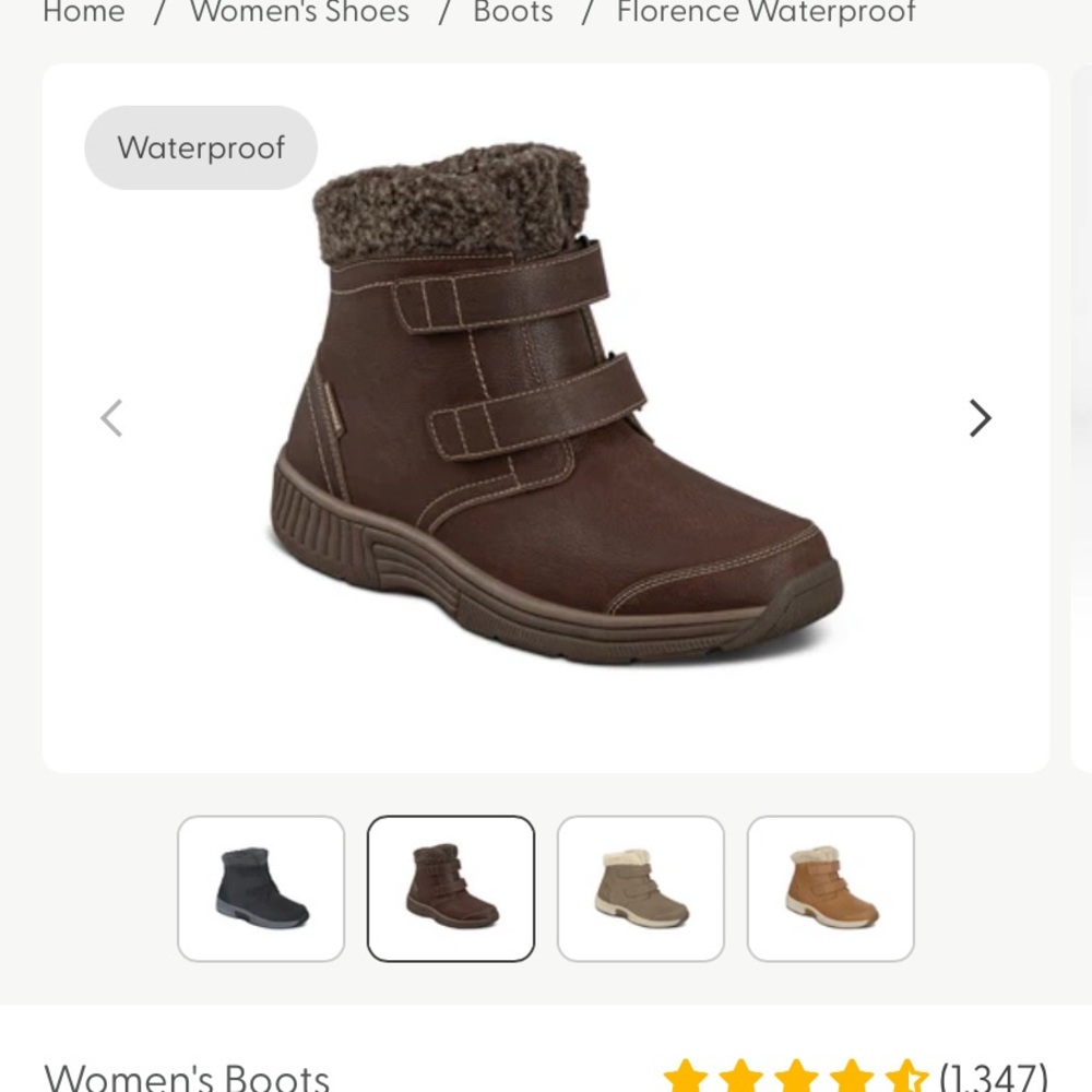 Florence Waterproof Women's Boots - Brown